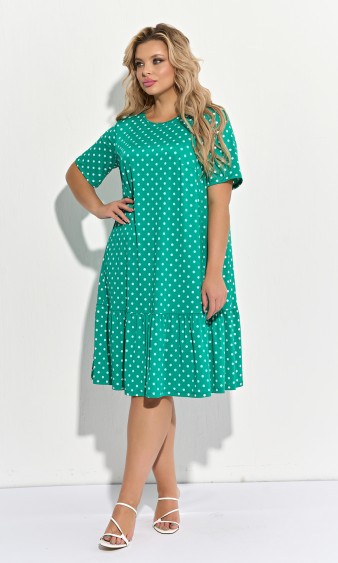 Платье 0028-14 ярко-зеленый